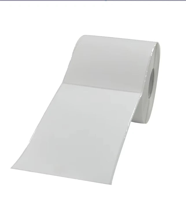 Custom Heat Sensitive Self Adhesive Shipping Label 6x4 Custom Paper Thermal Label Barcode Sticker Roll Printer Stickers
