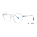 FEROCE Hotselling Premium Crystal Colorful Eyewear Round Lamination Acetate Kids Frames