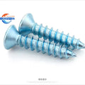 ST4.8 CSK Galvanized Self-Tapping Screw ISO7050 Countersunk Head Metric System Steel Material Coarse Thread