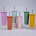 830ml Stainless Steel Straw Tumbler for Pearl Milk Tea Double-Layer Water Cup with Lid Customizable Logo Coffee Mug for Office