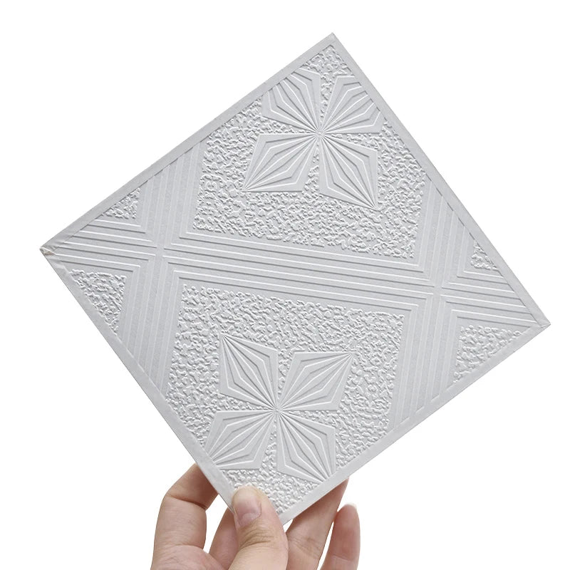 PVC Plaster Gypsum Board Marble Sheet Plastic Vinyl Bamboo Acoustic Ceiling Tiles 3D Center Wall Panel in Dubai Cheap Price