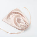 Recyclable  Custom Logo Wholesale Hair Packaging Silk Gift Bags Luxury Silk Jewelry Cosmetic Bag