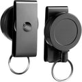 Heavy Duty Retractable Keychain with 360 Rotating Design Retractable Badge Holder with 27.5" Steel Cord and Key Ring