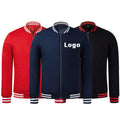 Fashion Men Winter Unisex Zipper College Letterman Bomber Jackets Custom Blank Baseball Varsity Jackets