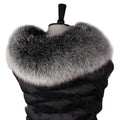 Custom Made Detachable Fox Fur Collar Big Fox Fur Collar Trim for Hood