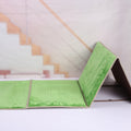 Super Soft Embossed Portable Velvet Islam Sajada Chair Woven Prayer Mat for Ramadan