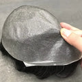 Wholesale Ready-to-Ship 0.06-0.08mm Thin Skin Toupee Knotted Remy Hair Men Hair System Realistic Indian Hair Prosthesis PU Base