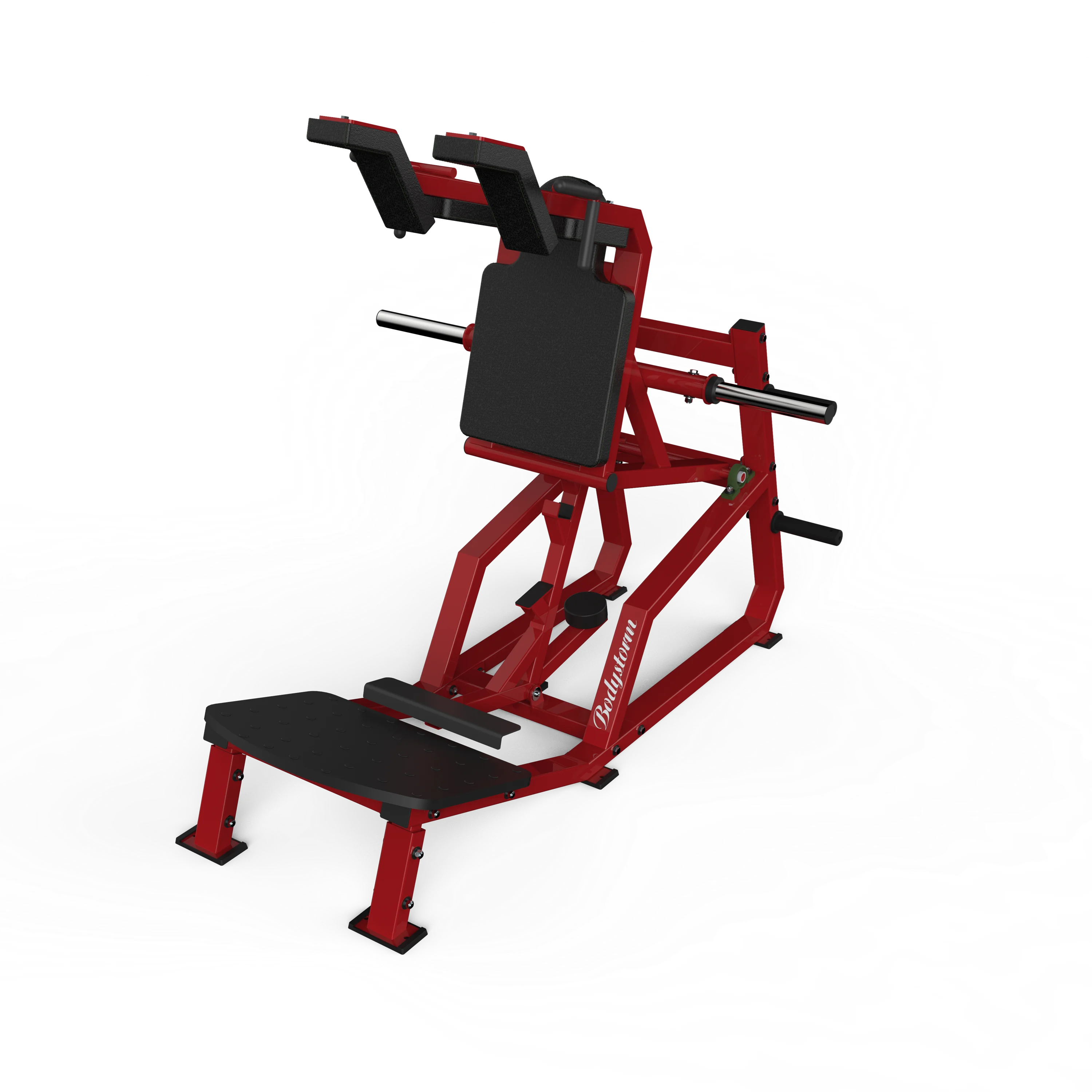 Dezhou Factory V Squat Leg Press Steel Plate Loaded Bodybuilding Machine for Gym Exercise
