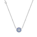 POLIVA Hot Sale Fashion Jewellery White Necklaces Women Evil Eye 925 Sterling Necklace Silver Trendy Environmental Friendly GDTC