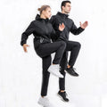Sauna Sweat Suit Gym Fitness Long Sleeve Weight Loss Sweat Suits Design Custom Logo Sports Wear Boxing Wear Running Sauna Suit