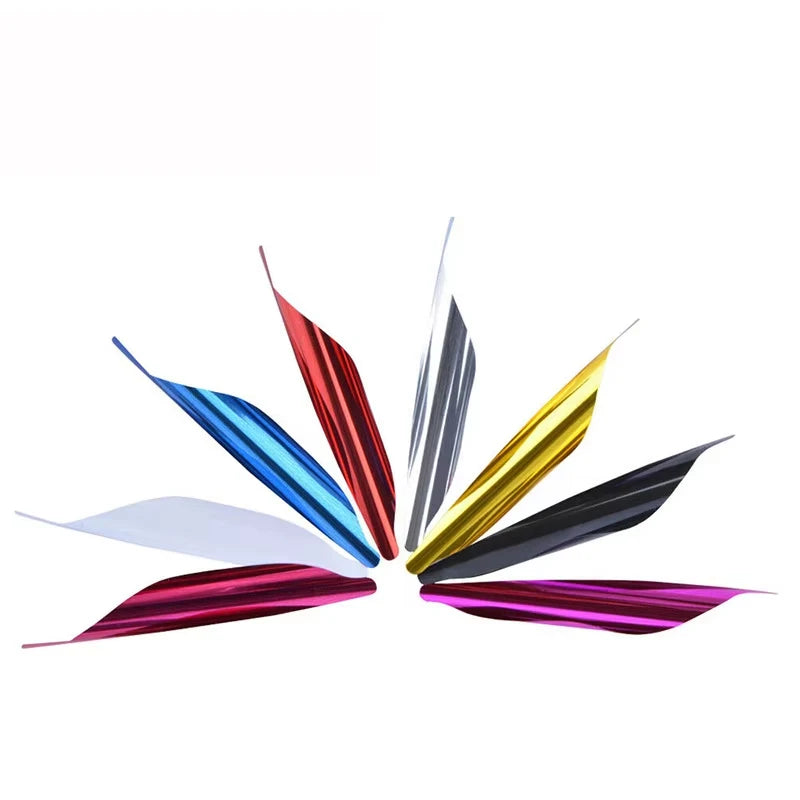Linkboy Archery Arrow Vanes 1.8'' Spin Wings Vanes for Carbon Fiberglass Arrows Shaft Compound Recurve Bow
