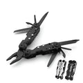 Hot Selling DIY OEM Multi-Functional Serrated Stainless Steel Pocket Pliers Tool Kit with Wire Cutter Folding Pliers