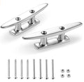 Stainless Steel Boat Accessories Boat Cleat Open Base Boat Cleat 5 Inch Dock Cleat 316 Stainless Marine Grade Steel