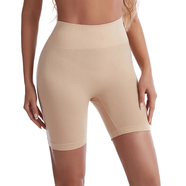 Women Shorts Shapewear High Waist Slimmer Seamless Boyshorts Tummy Control Hip Pad Latex Shapewear