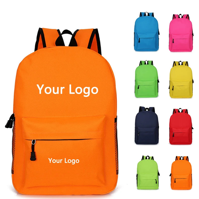 Custom Logo Cheap School Supplies Donation Stationery Girls Boys School Kids Backpacks Bags Bookbag School Bags for Kids