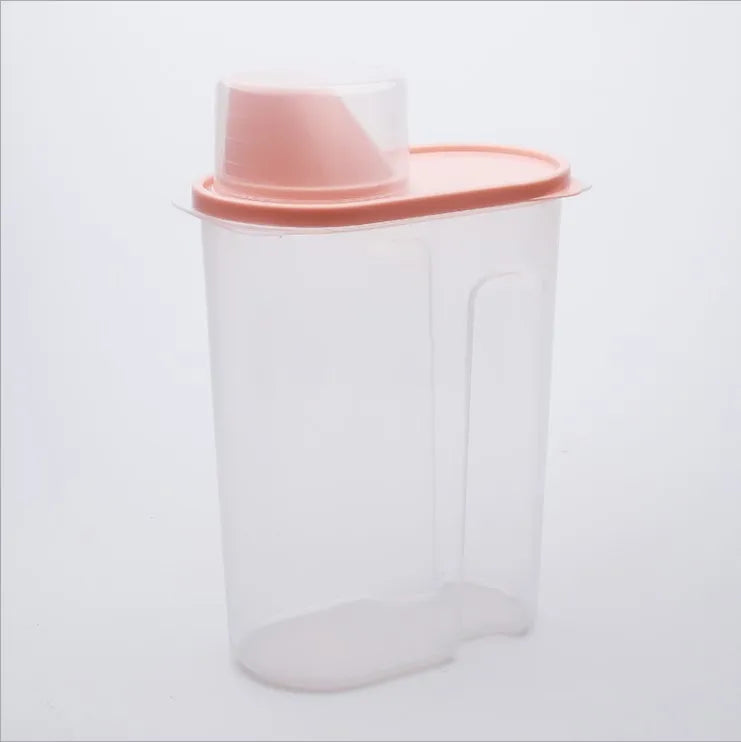 Food Grade 1.7L 2.5L Plastic Grains Cereals Storage tank Large Capacity pp Bottle