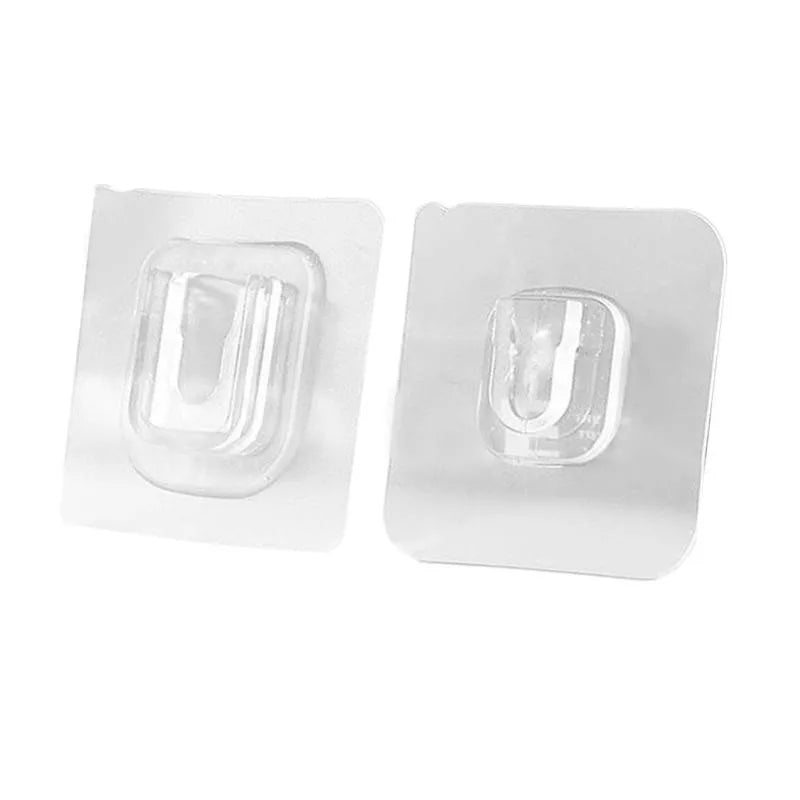 Strong Transparent Double-Sided Adhesive Wall Hooks Living Room Kitchen Bathroom Wall Storage Holder Suction Cup Sucker Hanger