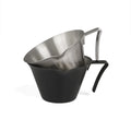 Wholesale 1PCS Stainless Steel Espresso Measuring Cup Handle Eco-Friendly Shot Espresso Cups for Home Barista Coffee Accessories