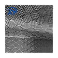 Corrosion Resistance 3K Hexagon Carbon Fiber Cloth Hexagon Carbon Fiber Fabric