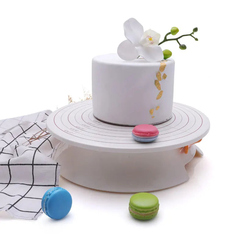 Cream Mounted Flower Cake Decoration Turntable Mounted Flower Cake Turntable Wholesale DIY Cake Mounted Flower Turntable