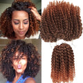 Kinky Curly Crochet Hair 8inch 12inch Length Kinky Twist Hair Extension
