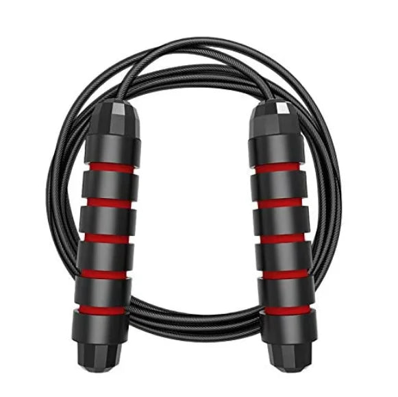 Adjustable Soft Rubber PP Foam Handle Sweat Absorbing Speed Endurance Training Steel Wires Home Exercise Professional Fitness