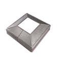 High Quality Aluminum Post Plate Cover & Base Cover 2 Pieces for Fence Hardware Easily Assembled