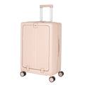 Wholesale Front-openning PC Luggage Case Durable Travelling Bags Large Capacity Suitcase Luggage Sets With USB Charge Port