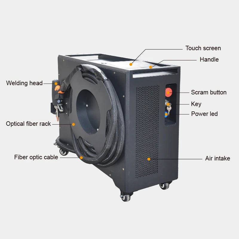 4 in 1 Handheld Fiber Laser Steel Sheet Welding by Fiber Laser Welding Machine