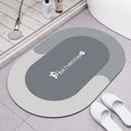 U-HOME Fast Dry Cheap Non Slip Rubber Floor Mats Green Soft Comfortable Super Absorbent Bath Mat Bathroom Rug Set