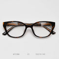 2025 fashion optical glasses blue light filter tr90 cat eye glasses frame women trendy European style blue black thick frame