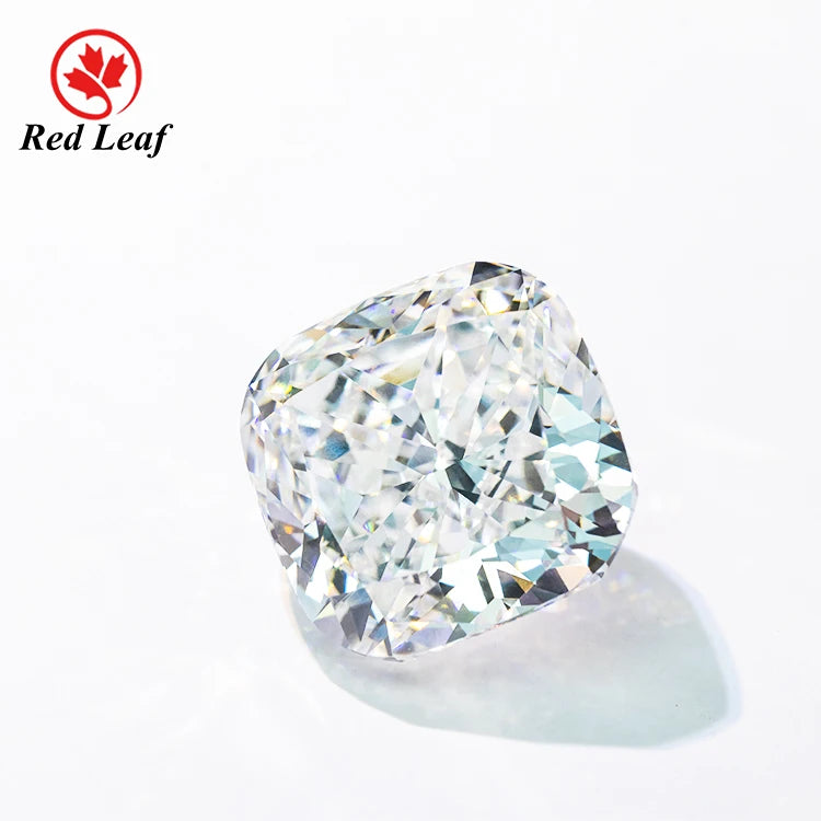Redleaf IGI Certified Cushion 0.5ct 1ct 1.5ct 2ct Lab Grown Diamonds VVS1 VVS2 VS1 Clarity HPHT CVD Diamonds Lab Grown Diamond