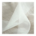 M&Y Home Jacquard Organza Factory Supply Jacquard Curtain Modern Simple White Tulle Curtains for Living Room Striped Voile Faux