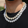 MJ Jewelry Hip Hop Ice Out Many Sizes Crystal Sugar Bling Bling Diamond Link Necklace Chain for Men and Women