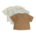 Custom Logo Short Sleeve Summer Baby Clothes Jumper Shirt Cotton Top for Boy