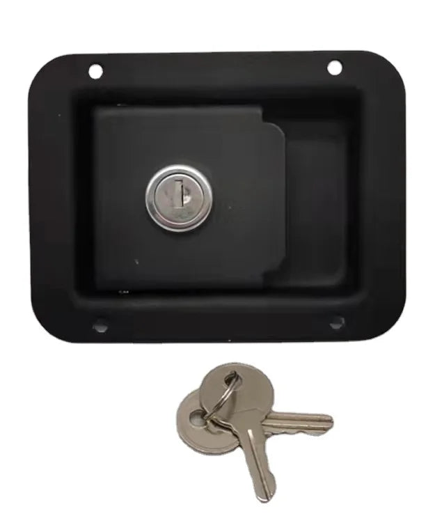 Galvanized Iron Paddle Locks with Eye for Padlock Zinc Plated Toolbox Paddle Latch Customizable Carton Packing