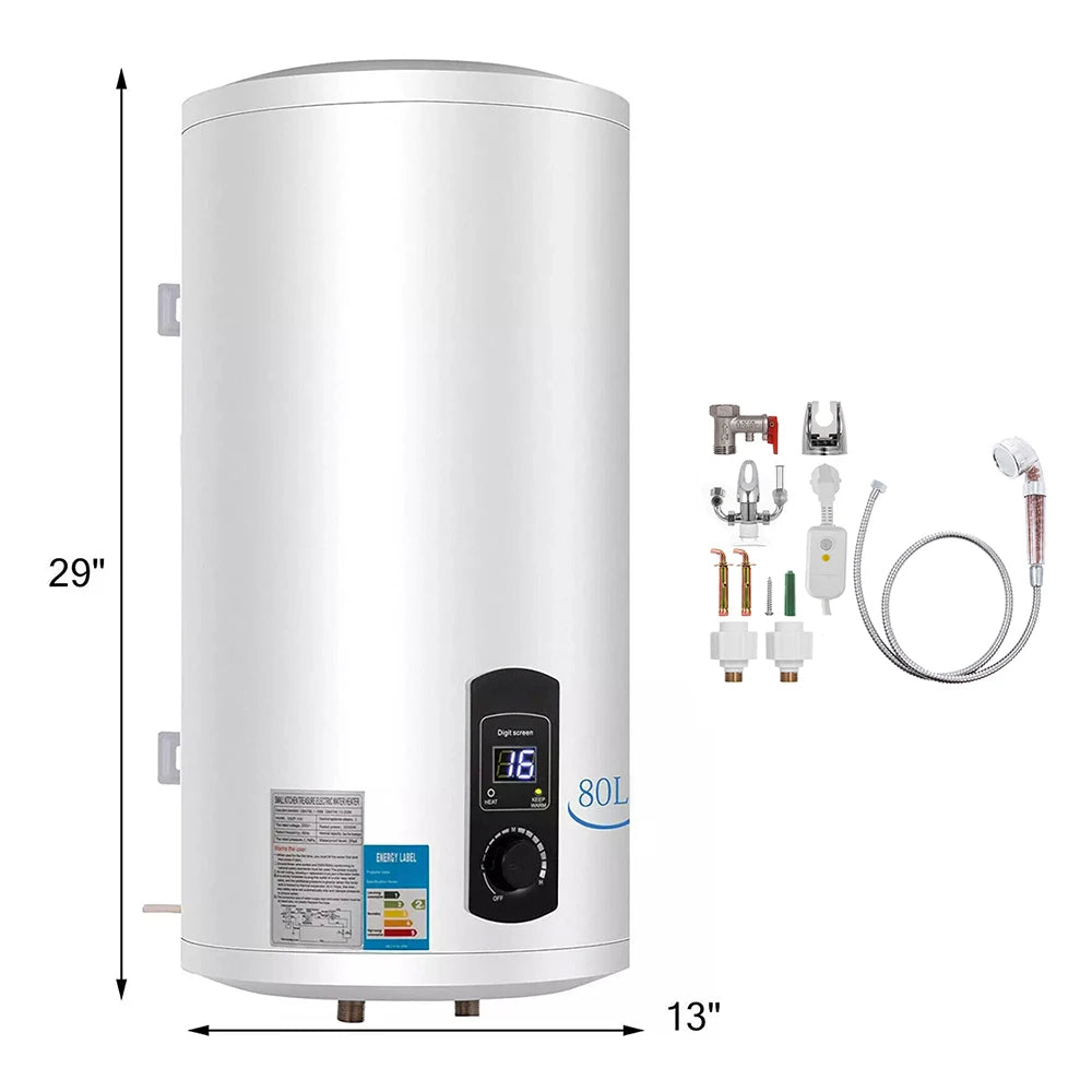 Factory Markdown Sale 68L Electric Hot Water Heater Tank Fast Heating Shower Portable Electric Shower Water Heater