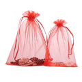 Linna Custom Logo Accept Organza Drawstring Bags for Wedding Jewelry Candy Packaging & Printing Organza Pouches