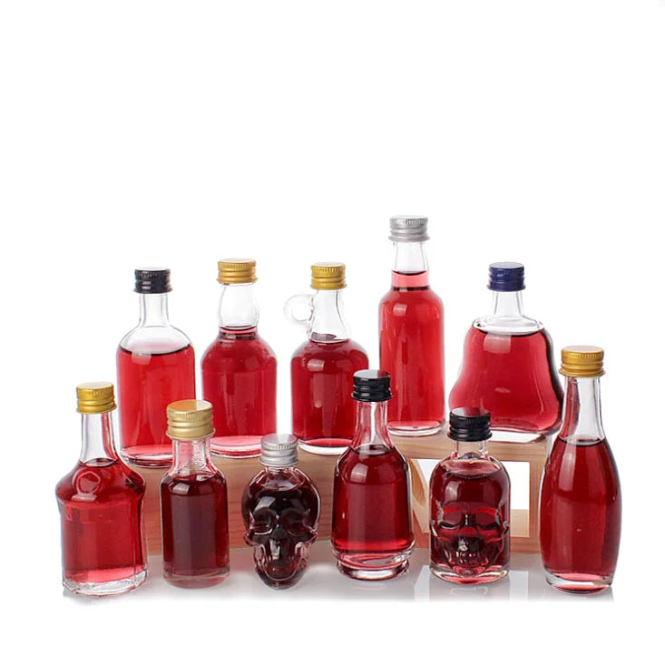 Wholesale 40ml 50ml Mini Beverage Bottles Juice Glass Bottle for Coffee