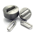 Oval Eyelets Installation Tools Leather Rivets Buttonhole Metal Pores Mold Buttons Dies Buckle 18/20/22/25/28/30/35/40/50 mm