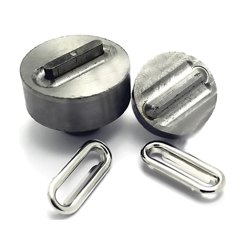 Oval Eyelets Installation Tools Leather Rivets Buttonhole Metal Pores Mold Buttons Dies Buckle 18/20/22/25/28/30/35/40/50 mm