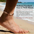 Energinox Fashion Design Pain Relief Bio Magnetic Therapy Pure Copper Antique Anklet Bracelet