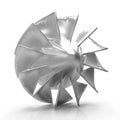Boat Water Spray Stainless Steel Precision Casting Aluminum Five Axis CNC Machining Ship Turbo Compressor Impeller