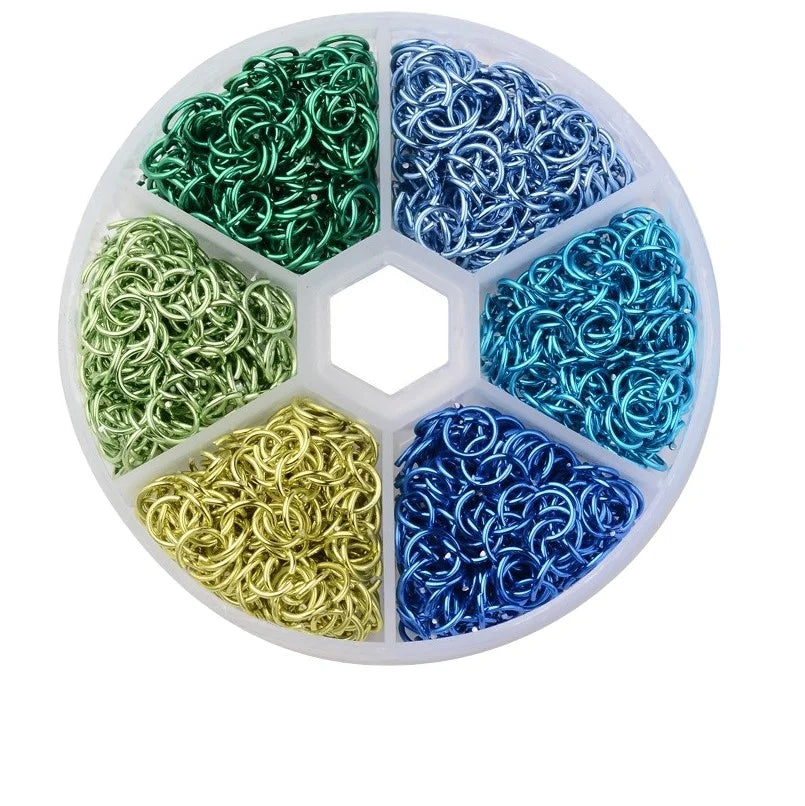 Wholesale Aluminum Open Jump Rings Colorful Jump Rings DIY Jewelry Findings Accessories