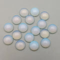 Hongzhuo Stone Round Shape Gemstone Making Jewelry 8mm Opalite Cabochon Crystal Crafts Crafts