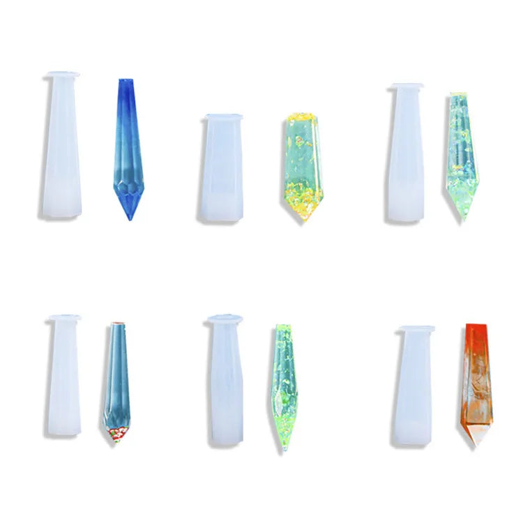 Wholesale Eco-Friendly 3D Panel Mold Silicone Moulds Resin Silicone Molds Mirror Jewelry Pendant Glue DIY Cake mold