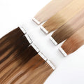 Wholesale European Russian Mongolian Tape in Hair Extensions Double Drawn Full Cuticle Remy Tape Ins Human Hair
