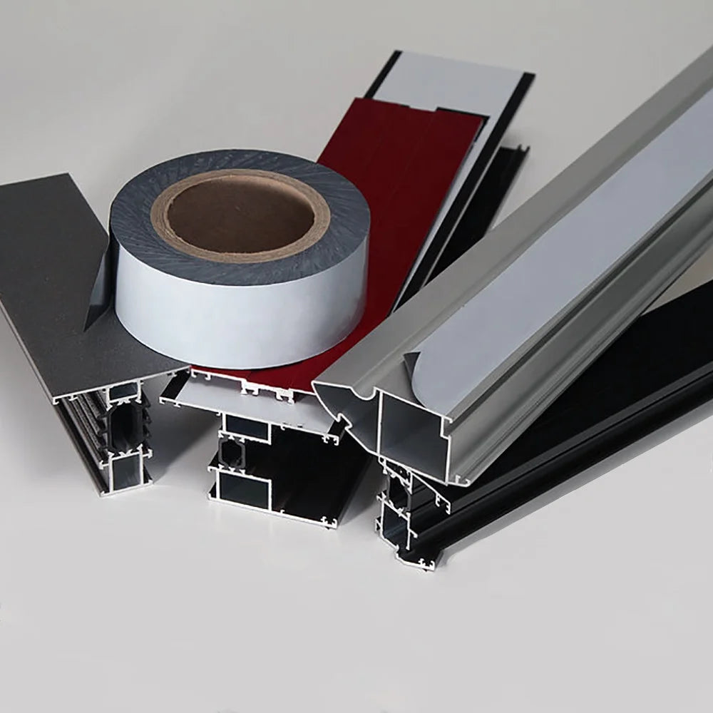 No Residue Self Adhesive Surface PE Protective Film Tape for UPVC PVC Aluminium Sheet Profiles