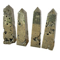 Wholesale Natural Crystal Point Pyrite Stone Crystal Tower Chalcopyrite Point