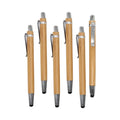 Eco-Friendly JR Brand Custom Logo Bamboo Sports Ballpoint Pen Blue/Black Ink 1.0mm Tip Promotional Gift for Hotels 138mm